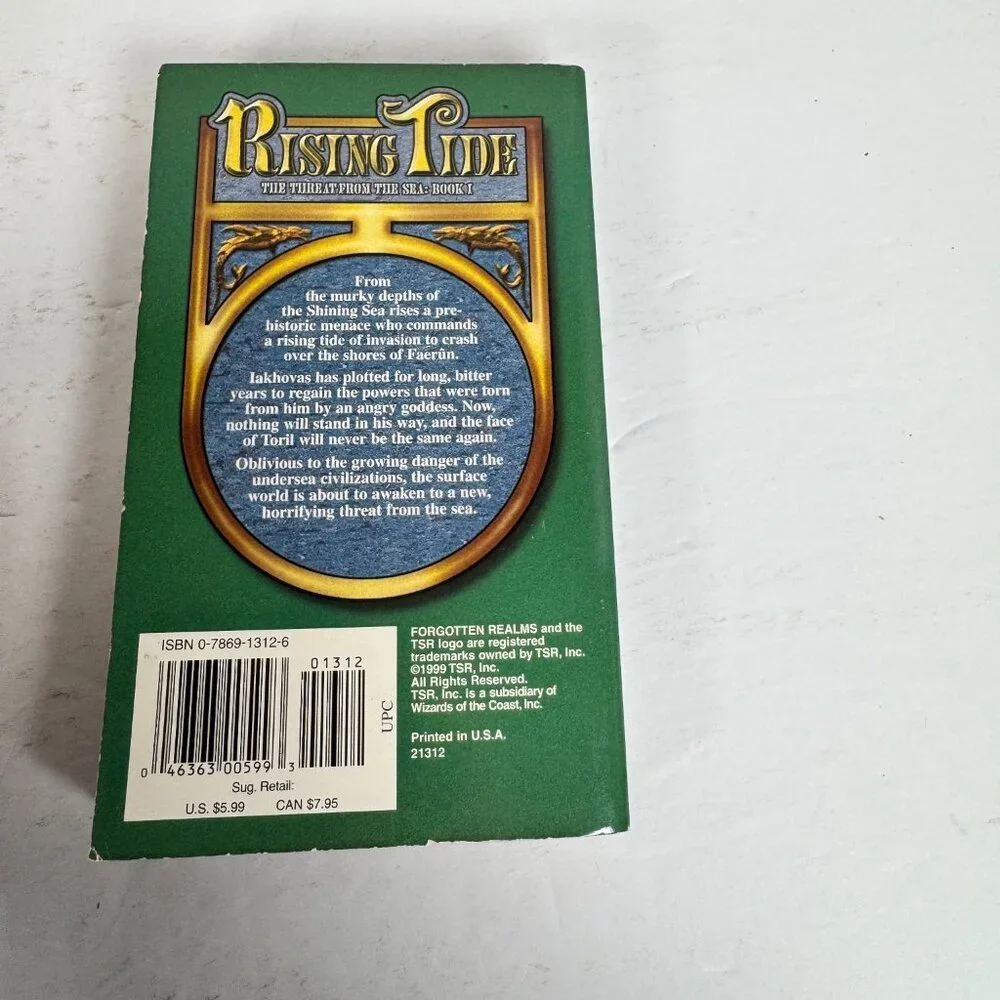 Rising Tide Mel Odom 1999 First Printing Forgotten Realms Fantasy TSR‎